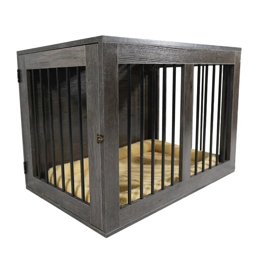 Indoor Pet House Wooden Dog Kennel Pet Crate Furniture